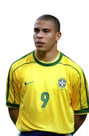 Camiseta retro Nike de la selección nacional de Brasil 1998 para hombre - Amarilla