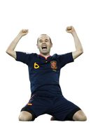 Camiseta retro II de visitante de la selección española 2010 para hombre