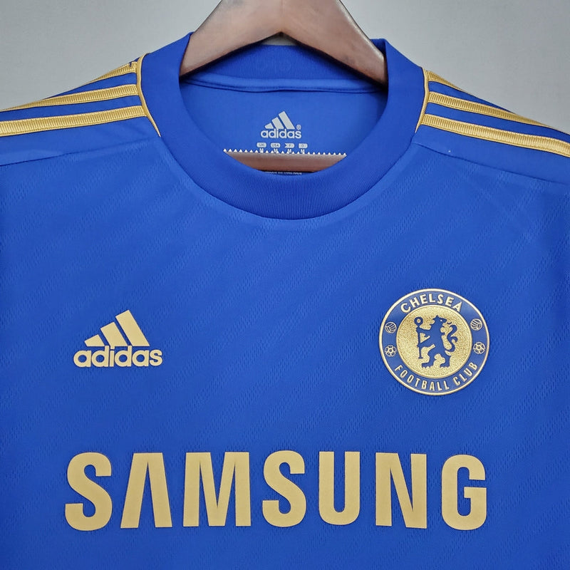 Camiseta retro de aficionado del Chelsea 12/13 para hombre - Azul