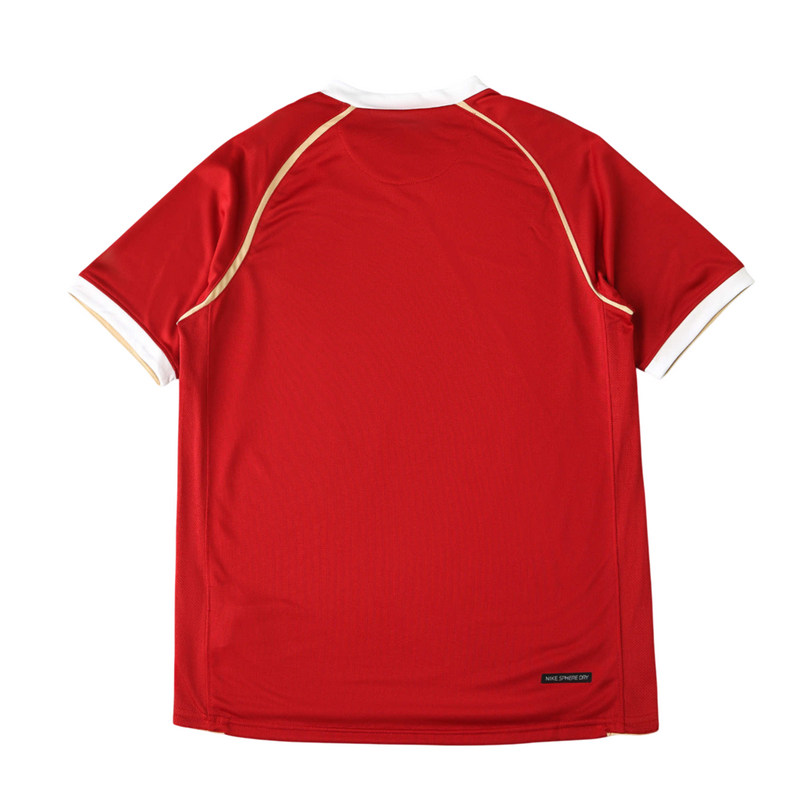 Camiseta Nike retro para aficionado del Manchester United I 06/07 para hombre - Roja