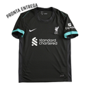 LISTO PARA ENTREGA Camiseta de visitante del Liverpool 24/25 Camiseta de aficionado para hombre - Negra