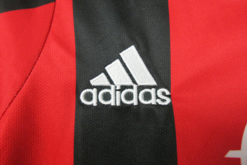 Camiseta retro local del Milan 03/04 Adidas Fan para hombre - Negro y rojo