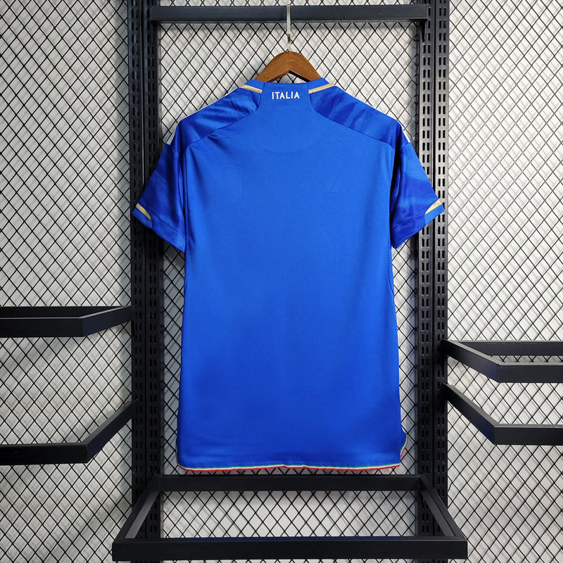 Camiseta de aficionado de la selección nacional italiana de Puma para hombre (local 23/24) - Azul
