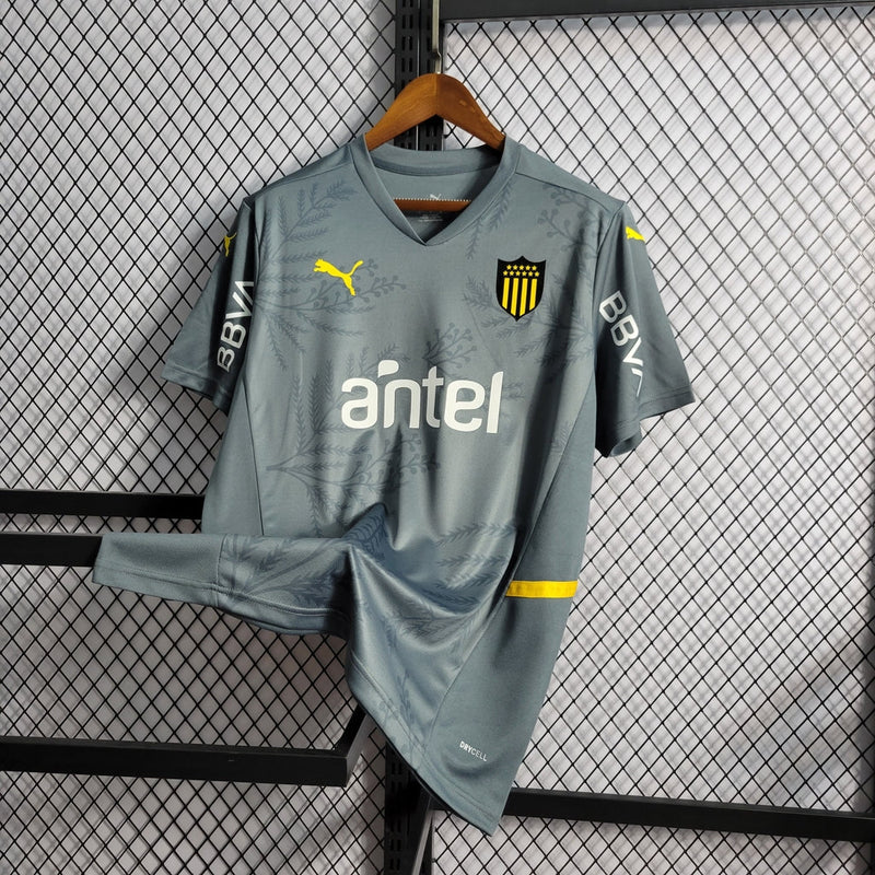 Camiseta de aficionado Puma Peñarol 22/23 para hombre (amarillo y gris)