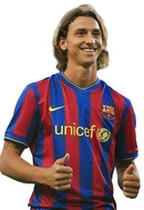 Camiseta retro del Barcelona I 09/10 Nike Fan para hombre - Azul rey y rojo