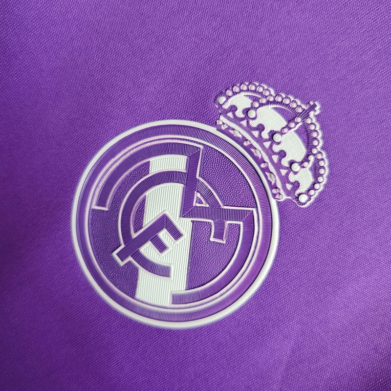 Camiseta retro Adidas del Real Madrid III 17/18 para hombre - Morada