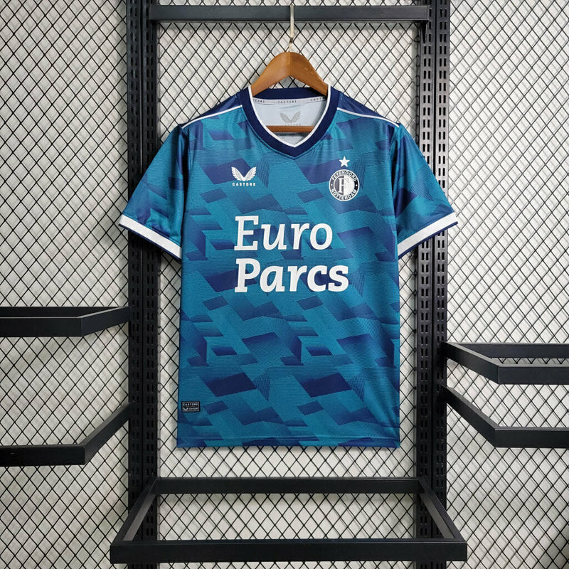Camiseta de aficionado Castore para hombre del Fyenoord Away ii 23/24 - Azul