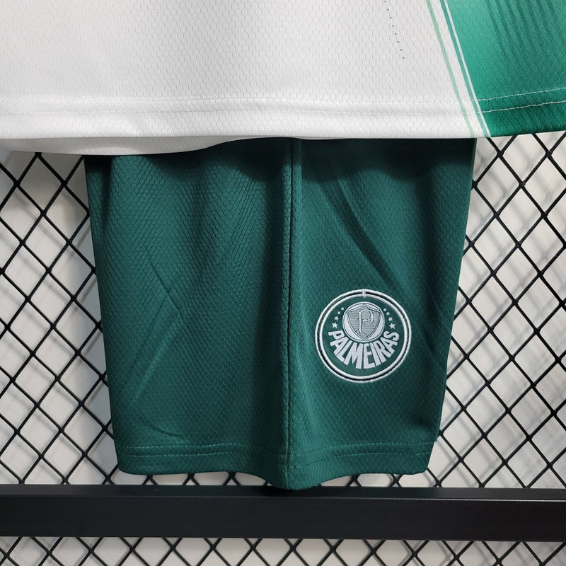Camiseta + pantalón corto Palmeiras 23/24 II Niño - Blanco