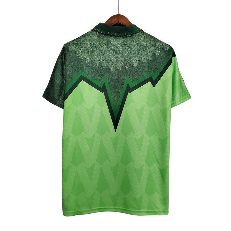 Camiseta retro de aficionado del Celtic 91/92 para hombre - Verde y blanco