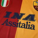 Camiseta retro de local Kappa Roma 01/02 para hombre - Marrón