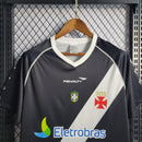 Camiseta retro de local del Vasco da Gama 2011 para hombre (blanco y negro)