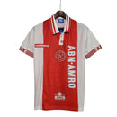 Camiseta retro de aficionado del Ajax 97/98 para hombre - Blanca y roja