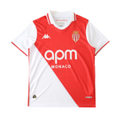 Camiseta de local del Mónaco 24/25 para hombre (blanco y rojo)
