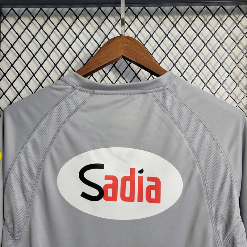 Camiseta de entrenamiento Nike retro de la selección brasileña 2002 para hombre - Gris