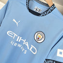 Camiseta de local del Manchester City - Camiseta de aficionado para hombre (local I 24/25) - Azul