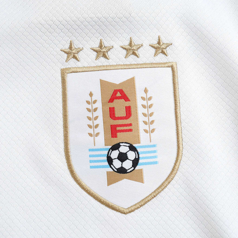 Camiseta de aficionado de la selección uruguaya visitante II 24/25 para hombre - Blanca