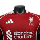 Camiseta local del Liverpool 2025/26 para hombre - Roja