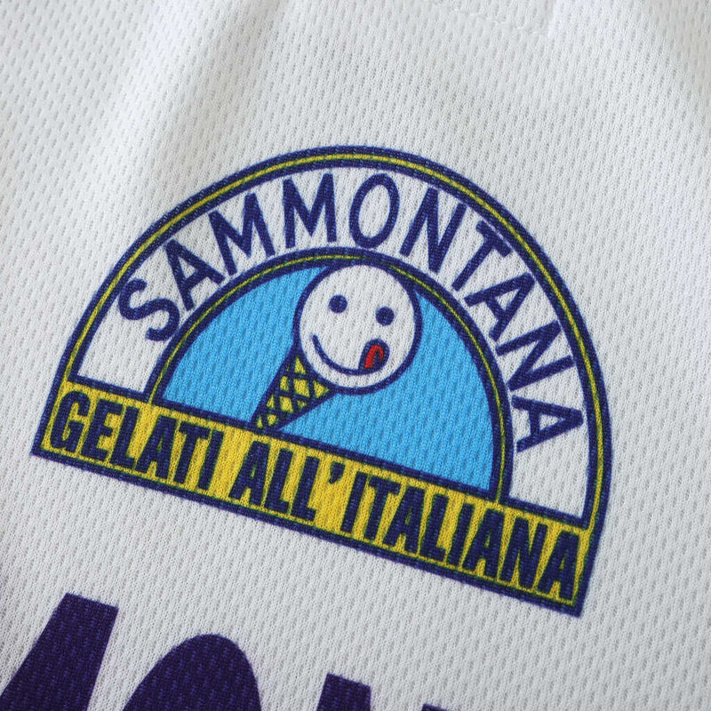 Camiseta retro de visitante II de la Fiorentina 95/96 para hombre - Blanca