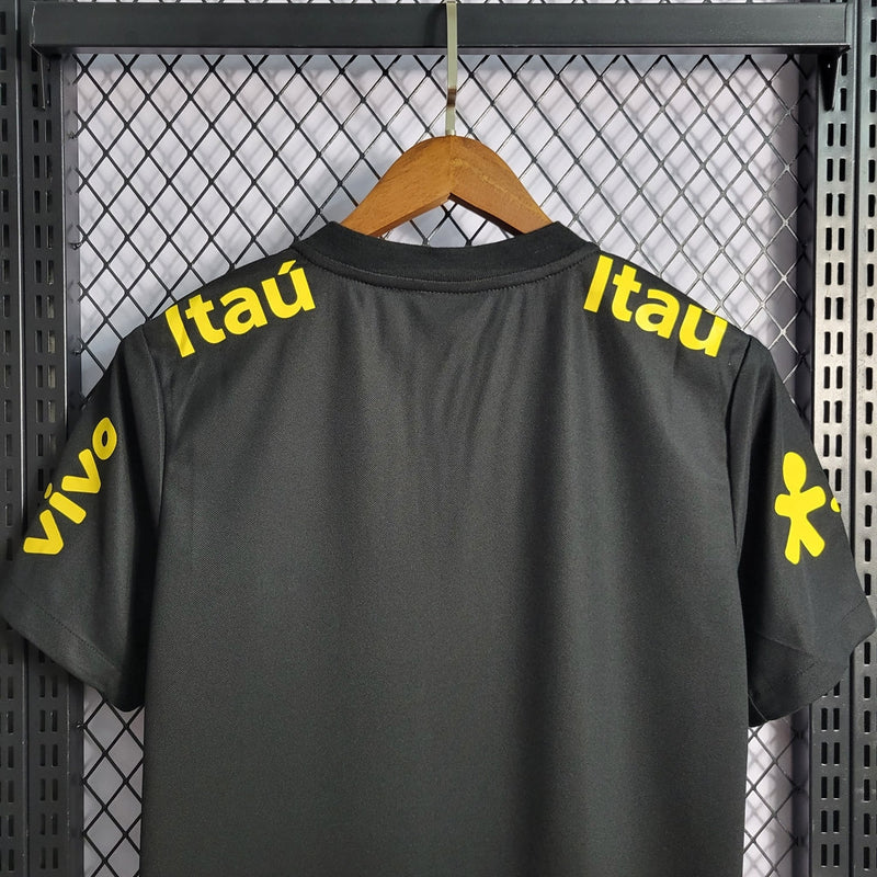 Camiseta Nike de viaje II para hombre de la selección nacional de Brasil 20/21 - Negra