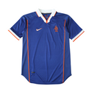 Camiseta retro de la selección holandesa de reserva II 1998 para hombre - Azul
