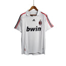 Camiseta retro de visitante del Milan II 07/08 para hombre - Blanca