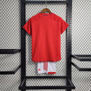 Camiseta y pantalón corto infantil internacional 23/24 I - Rojo
