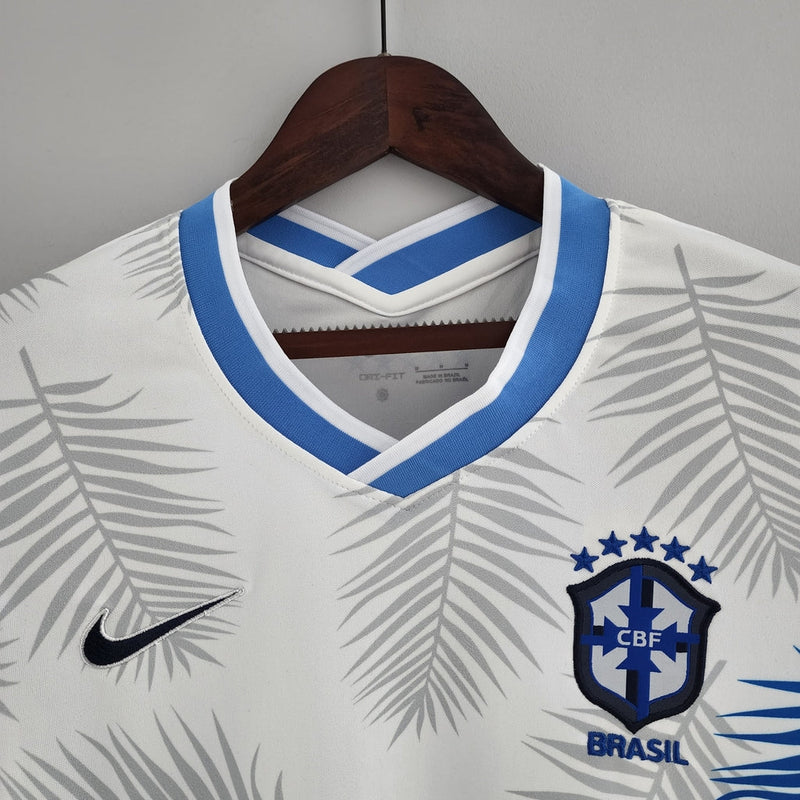 Camiseta Nike de la selección brasileña para mujer, edición especial para aficionados, color blanco