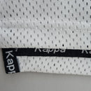 Camiseta retro de aficionado Kappa Vasco da Gama 1998 para hombre (blanco y negro)