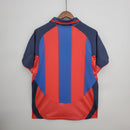 Camiseta retro del Barcelona I 03/04 Nike Fan para hombre - Azul rey y rojo
