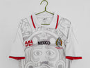Camiseta retro de visitante de la selección nacional de México de la Copa II de 1998 para hombre - Blanca