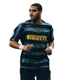 Camiseta retro de aficionado del Inter de Milán Third Third III 04/05 para hombre - Gris