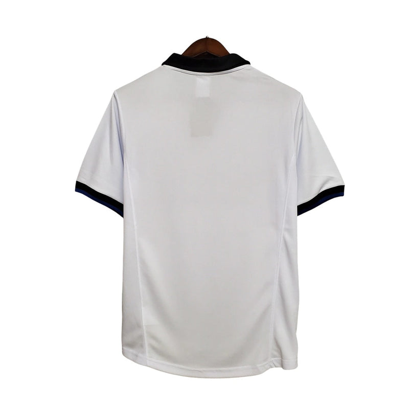 Camiseta retro de visitante II del Inter de Milán 1998 para hombre - Blanca