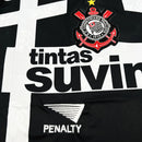 Camiseta retro de la tercera equipación del Corinthians 1992 - Blanco y negro
