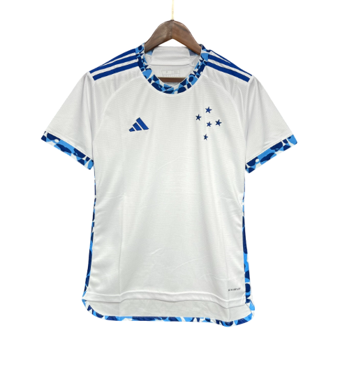 Camiseta de aficionado Cruzeiro Reserve Away II 24/25 para hombre - Blanca