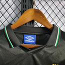 Camiseta retro de aficionado del Manchester United (local, temporada 98/99), para hombre, color negro