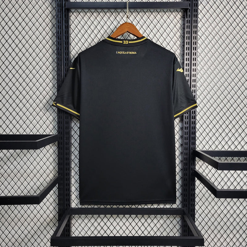 Camiseta de aficionado Mizuno Lazio IIII 23/24 para hombre - Negra