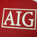 Camiseta Nike retro para aficionado del Manchester United I 06/07 para hombre - Roja