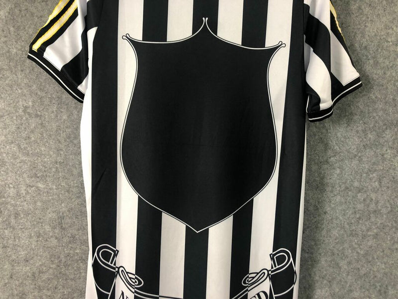 Camiseta retro Nike para aficionado del Newcastle United I 97/99 para hombre - Blanco y negro