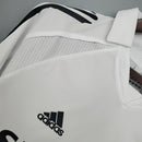 Camiseta retro de manga larga Adidas Real Madrid I 05/06 para hombre - Blanco