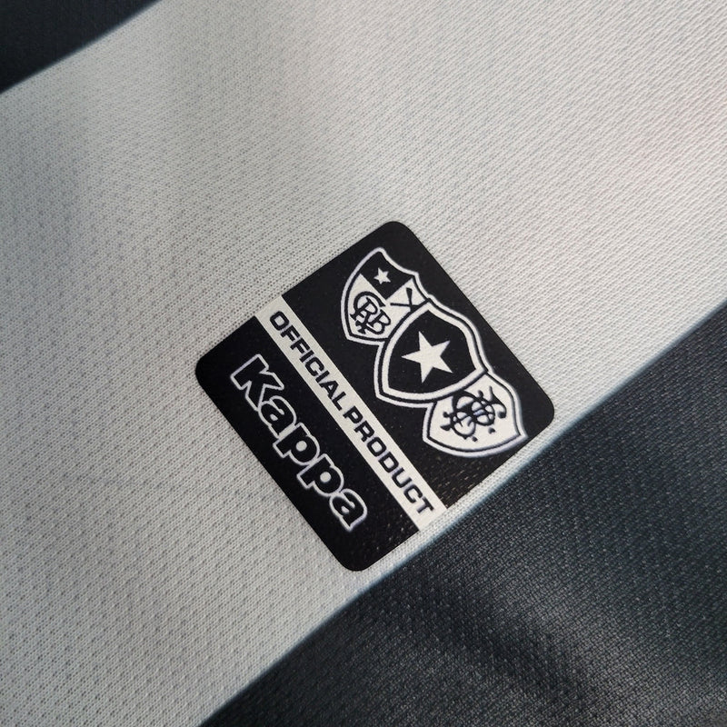 Camiseta de aficionado Kappa del Botafogo Local 21/22 para mujer - Blanco y negro