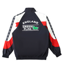 Chaqueta retro de Inglaterra 1998 para hombre - Azul y roja