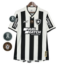Camiseta de aficionado del Botafogo Home I 24/25 para hombre - Blanco y negro