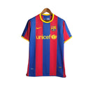 Camiseta retro local del Barcelona 10/11 Nike para aficionados - Roja y azul