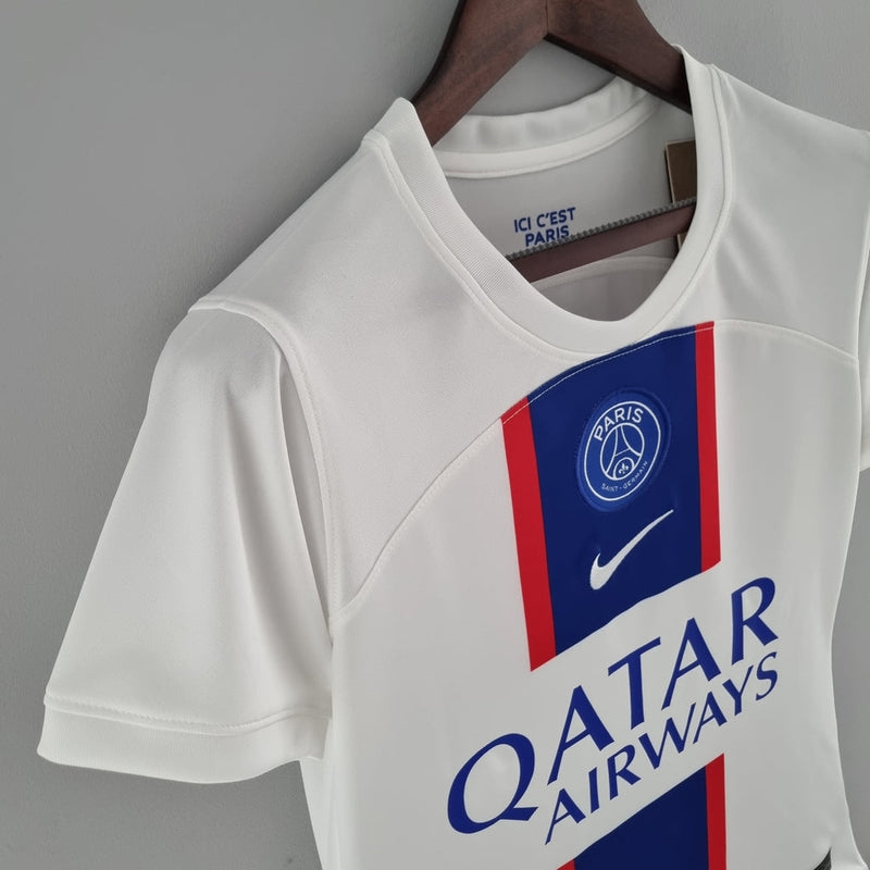 Paris Saint Germain - Camiseta Nike de aficionado para mujer (tercera equipación PSG 22/23) - Blanca
