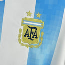 Camiseta retro de local de la selección argentina 2018 para hombre - Azul y blanco