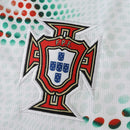 Camiseta de visitante de la selección nacional de Portugal II 24/25 - Camiseta de aficionado de manga larga para hombre - Blanca