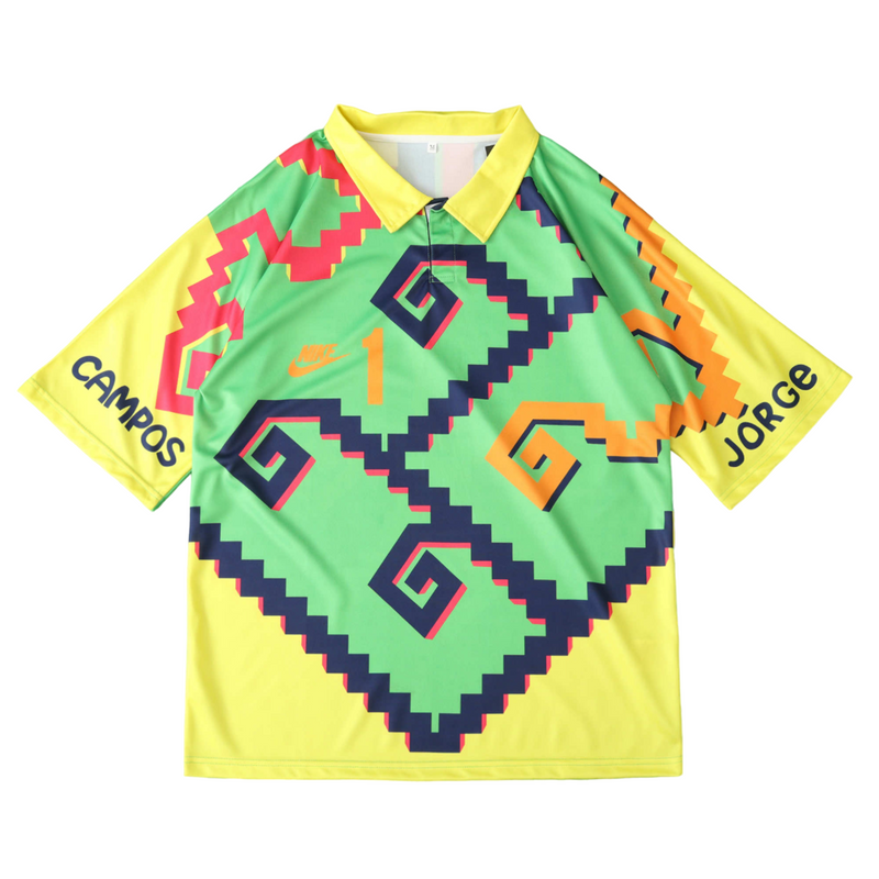 Camiseta retro de portero de México 1998 para hombre - Colorida