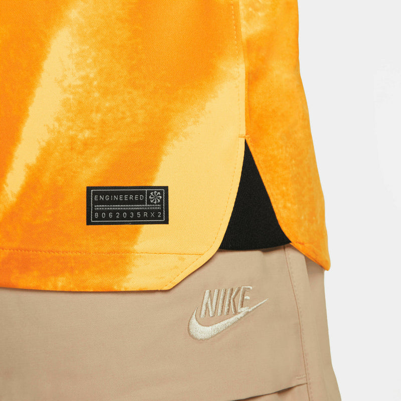 Camiseta Nike de aficionado para hombre de la selección nacional de Países Bajos (local 22/23) - Naranja