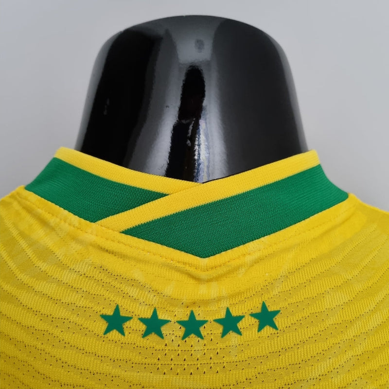 Camiseta Nike de jugador del Cristo Redentor de la selección brasileña, edición especial, para hombre, color amarillo