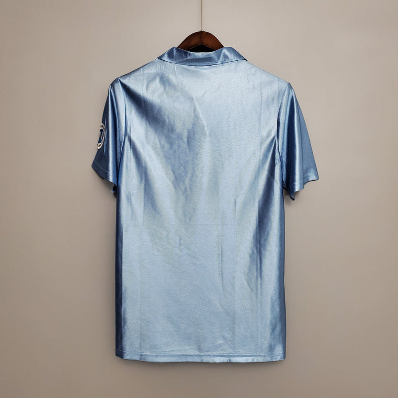 Camiseta retro de aficionado del Napoli 1990/91 para hombre - Azul